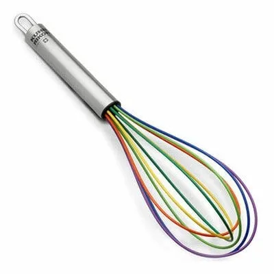 10 Silicone Rainbow Whisk