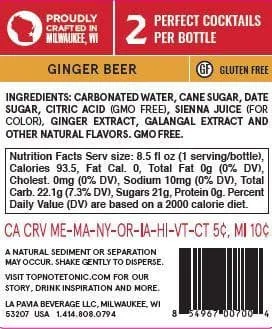16 Pack Date Sugar Ginger Beer. 92 Points! by Top Note Tonic Store