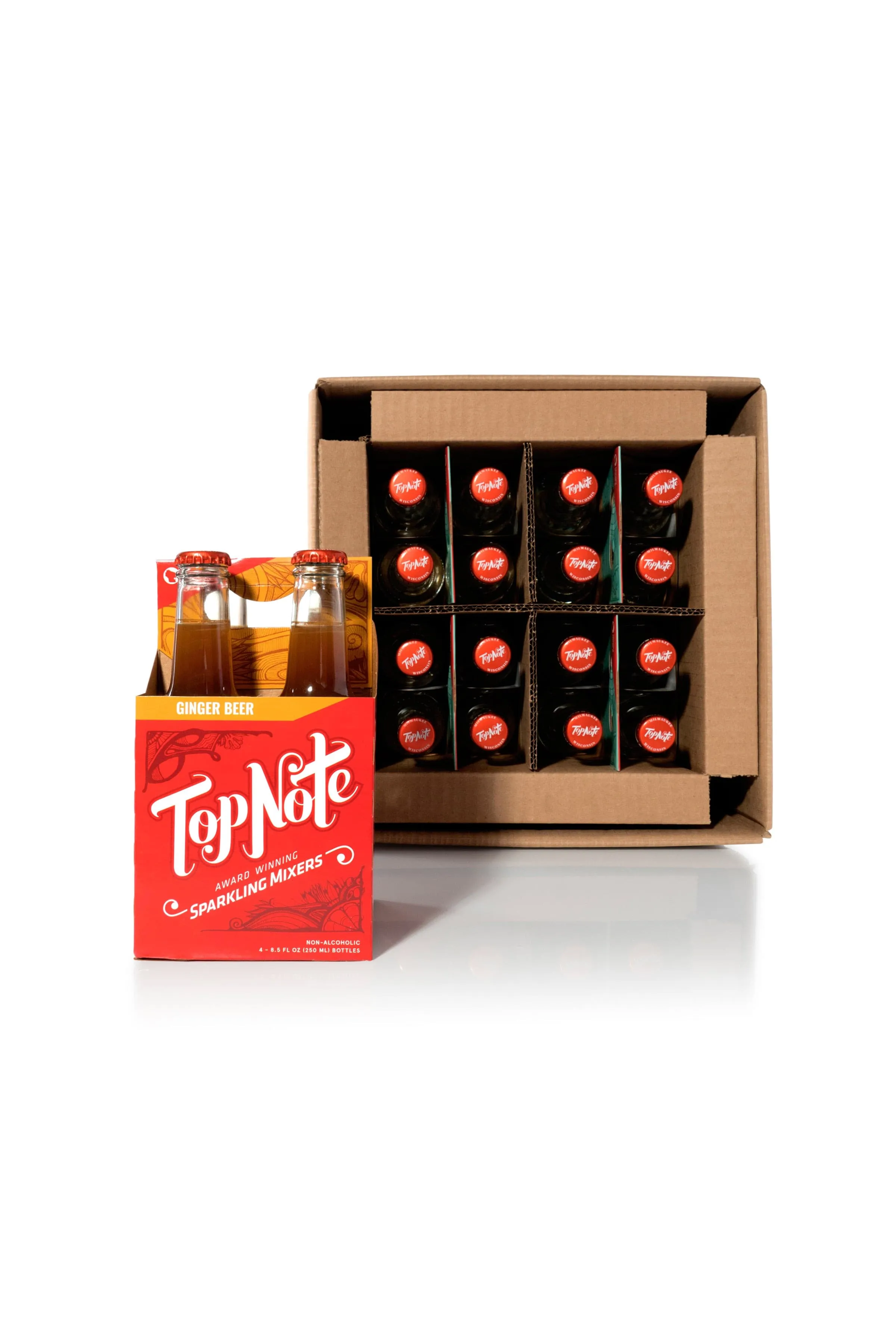 16 Pack Date Sugar Ginger Beer. 92 Points! by Top Note Tonic Store