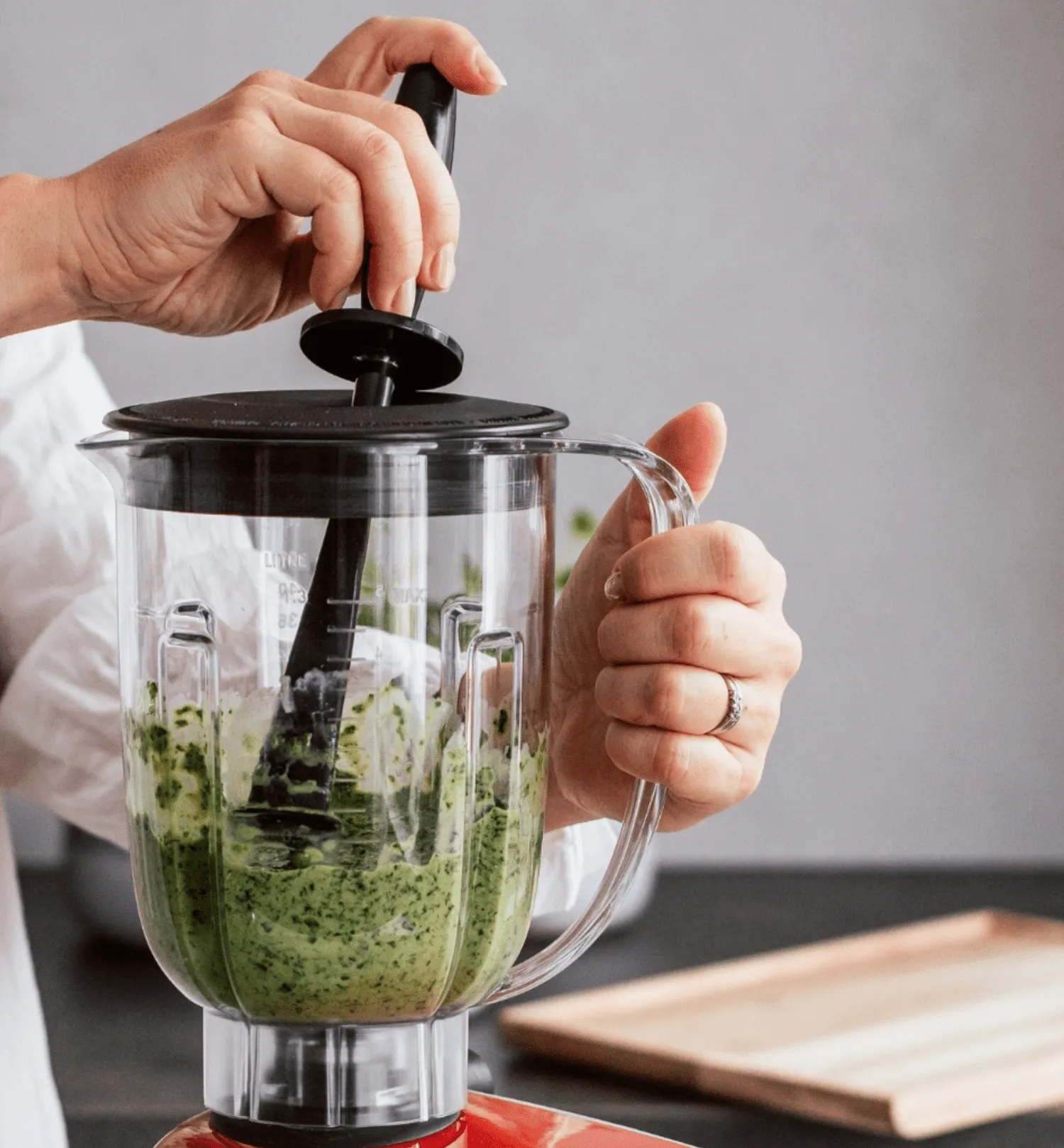 Ankarsrum Blender Attachment with Tamper - Original Assistent Stand Mixer Accessory for AKM6230 - Made in Sweden