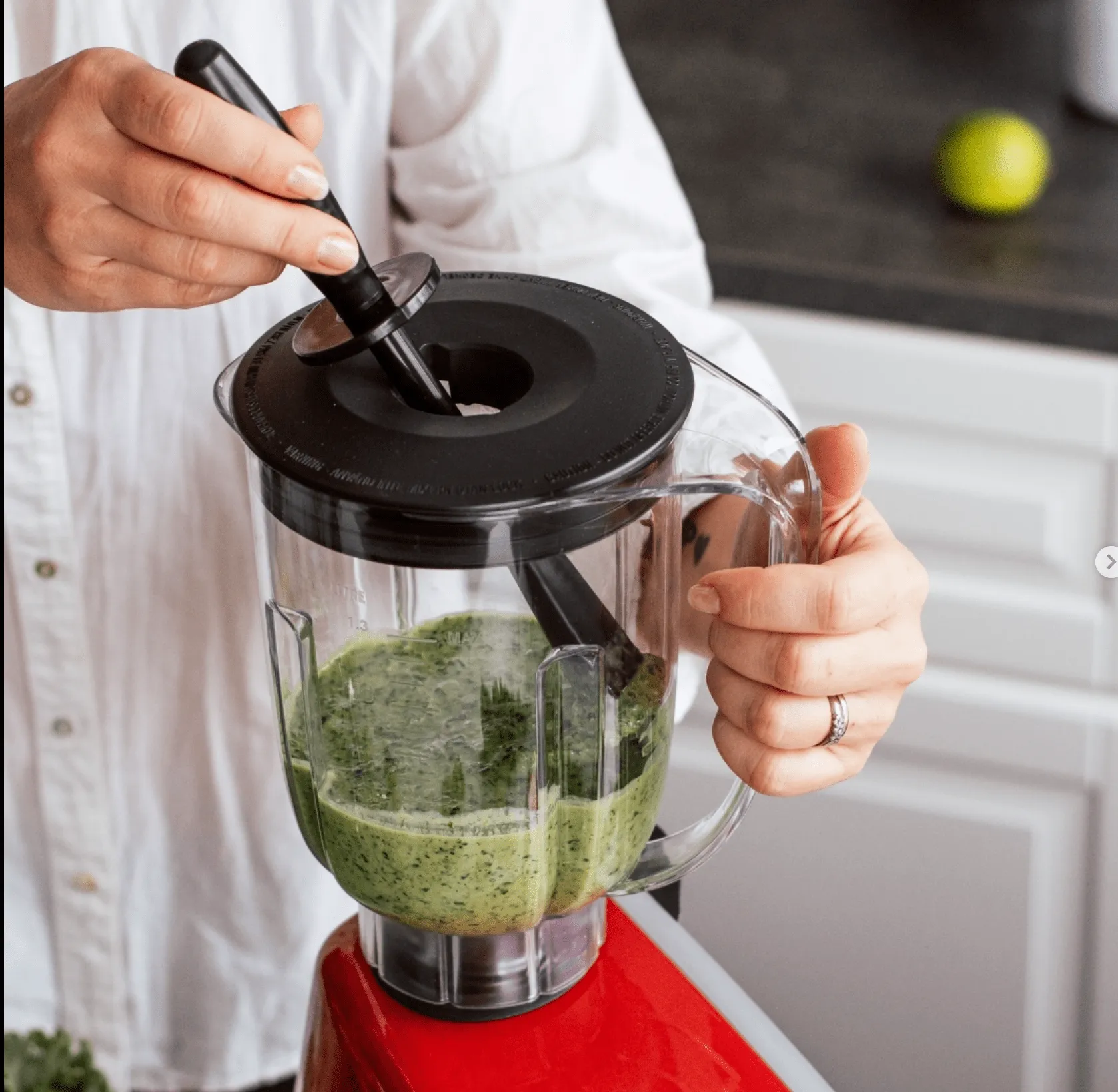 Ankarsrum Blender Attachment with Tamper - Original Assistent Stand Mixer Accessory for AKM6230 - Made in Sweden