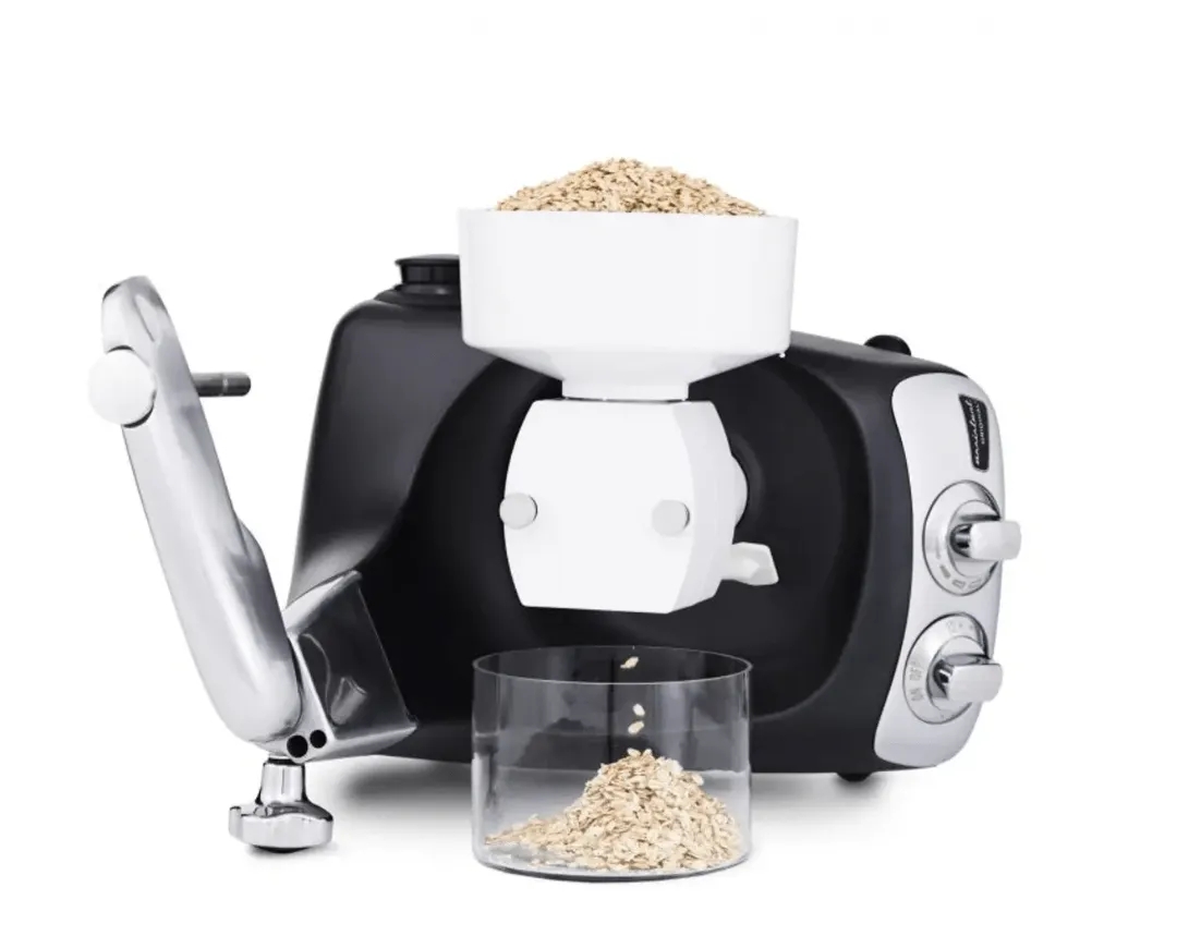 Ankarsrum Flake Mill - Original Assistent Stand Mixer Attachment for Rolling Grains. Making Smoothies and More
