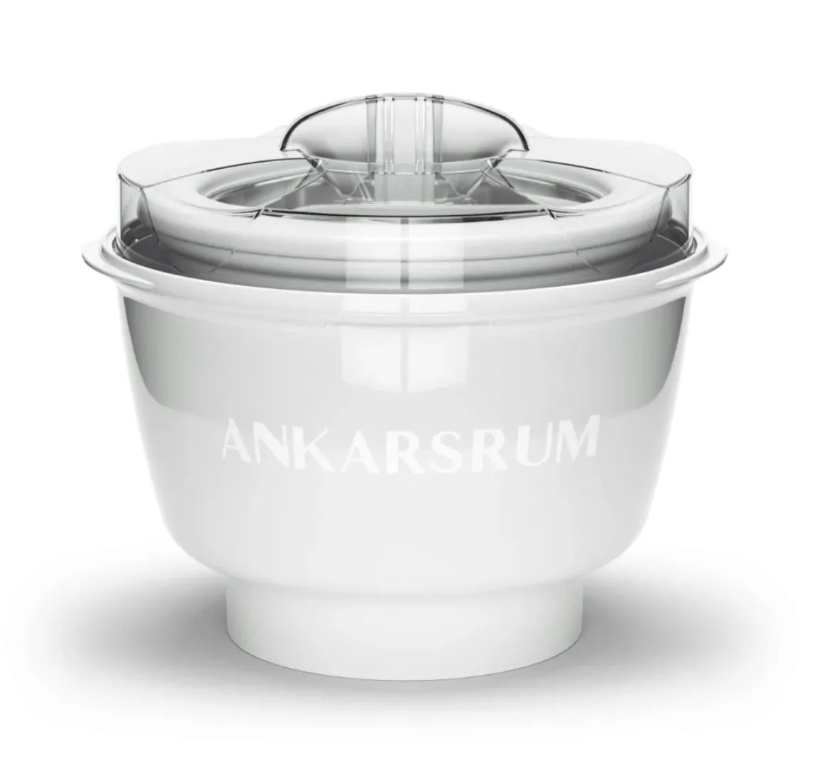 Ankarsrum Ice Cream Maker with Spatula - Original Assistent Stand Mixer Attachment for AKM6230