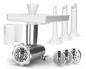 Ankarsrum Meat Mincer Hunter Package - Original Assistent Stand Mixer Meat Grinder Attachment Set for Making Sausage and More - Made in Sweden