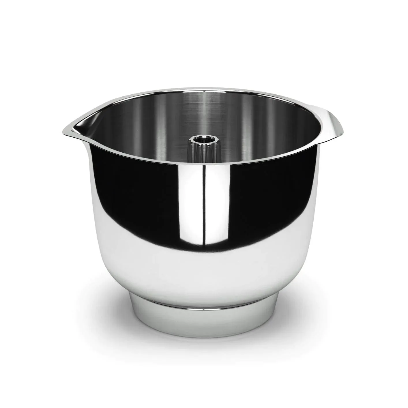 Ankarsrum Stainless Steel Double Beater Bowl - Original Assistent Stand Mixer Attachment for Pastry and More