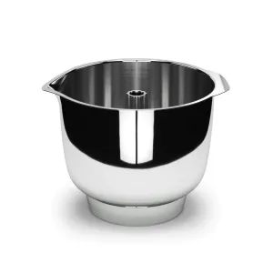 Ankarsrum Stainless Steel Double Beater Bowl - Original Assistent Stand Mixer Attachment for Pastry and More