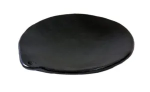 Authentic Chamba Comal - Black Clay Concave Griddle for Heating Tortillas and Roasting Veggies  - Stovetop & Oven Safe  Handmade in Colombia
