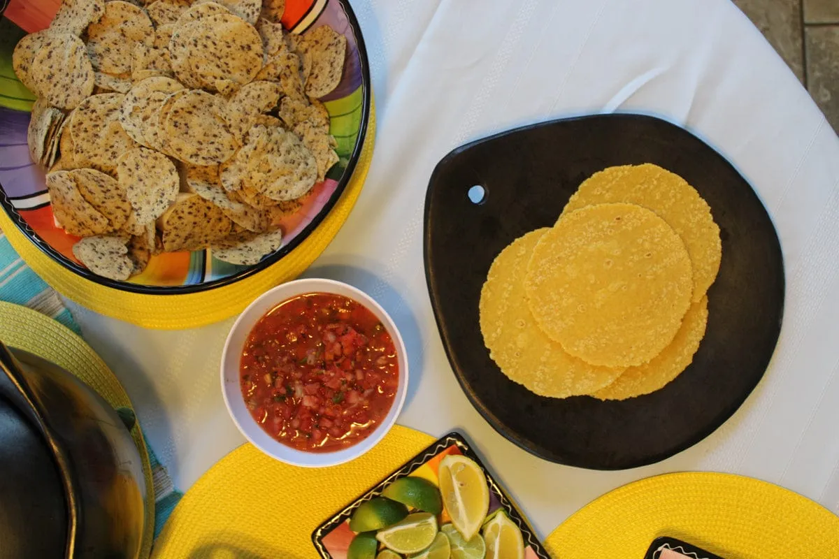 Authentic Chamba Comal - Black Clay Concave Griddle for Heating Tortillas and Roasting Veggies  - Stovetop & Oven Safe  Handmade in Colombia