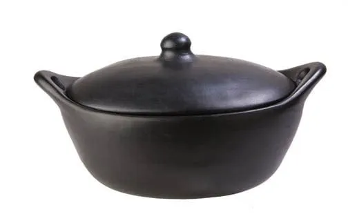 Authentic Chamba Traditional Collection 4-Piece Gift Set - Black Clay Essentials for Home Chefs - Stovetop & Oven Safe  Handmade in Colombia