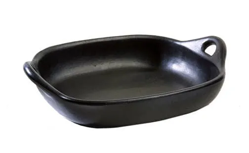 Authentic Chamba Traditional Collection 4-Piece Gift Set - Black Clay Essentials for Home Chefs - Stovetop & Oven Safe  Handmade in Colombia