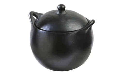 Authentic Chamba Traditional Collection 4-Piece Gift Set - Black Clay Essentials for Home Chefs - Stovetop & Oven Safe  Handmade in Colombia