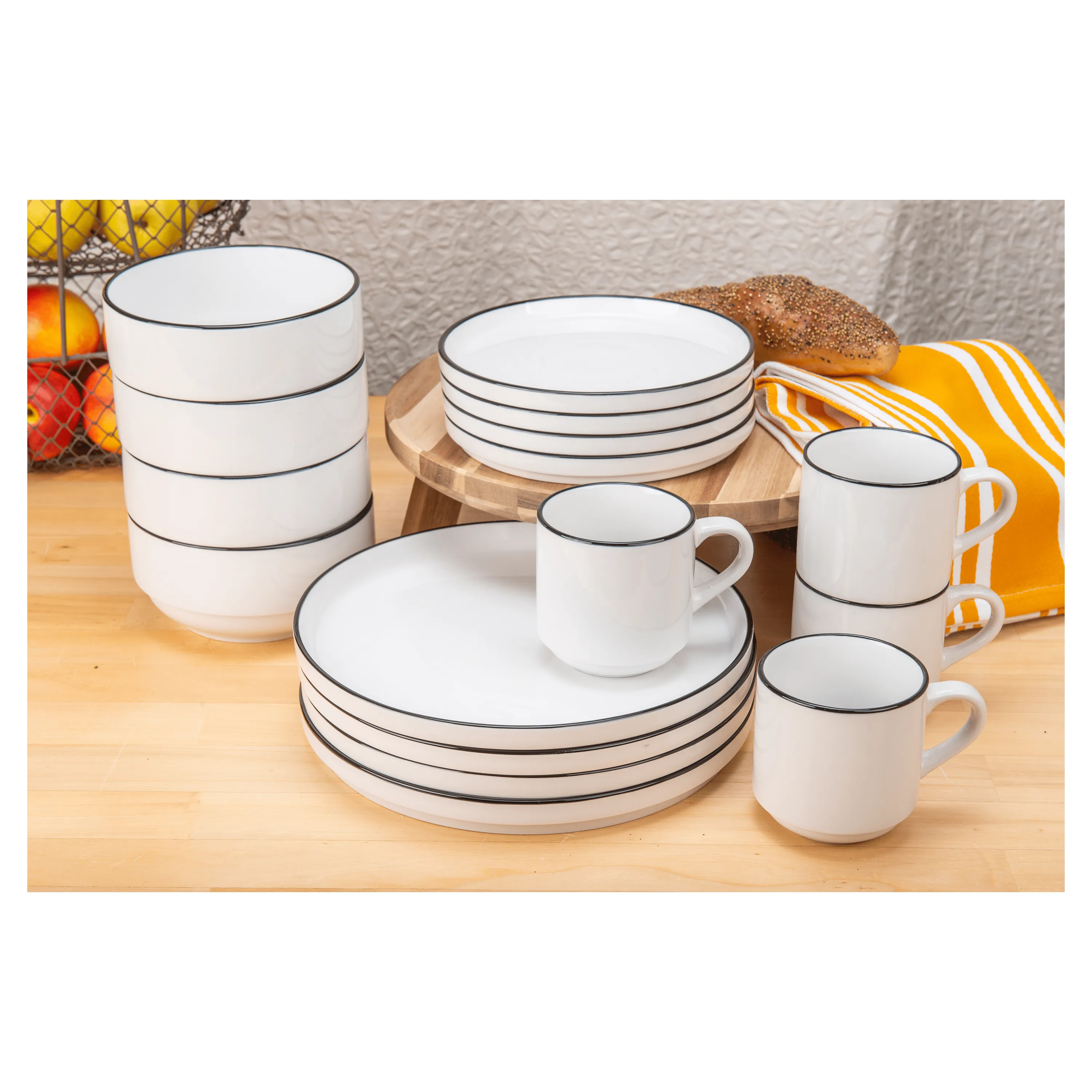 BIA Silhouette Stackable 6 Bowl - 28oz.