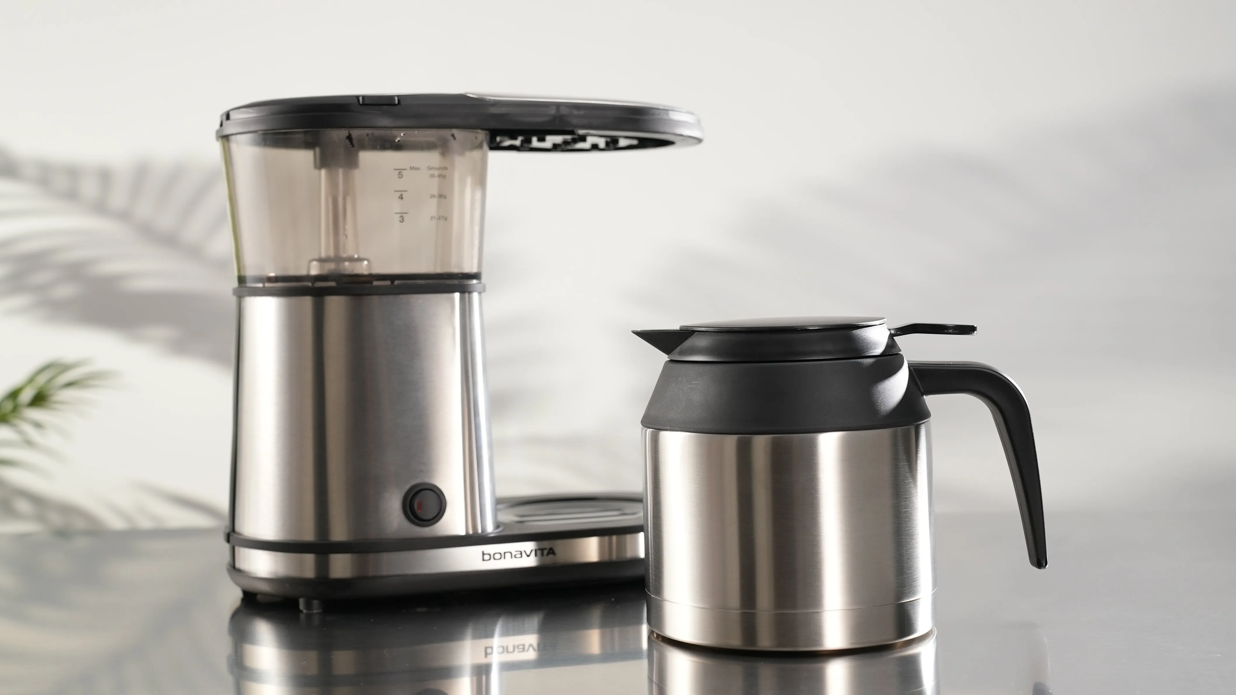 Bonavita 5-Cup Coffee Maker. Thermal Coffee Brewer  Compact Size. Elegant. and Precise. BPA-Free