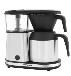 Bonavita 5-Cup Coffee Maker. Thermal Coffee Brewer  Compact Size. Elegant. and Precise. BPA-Free
