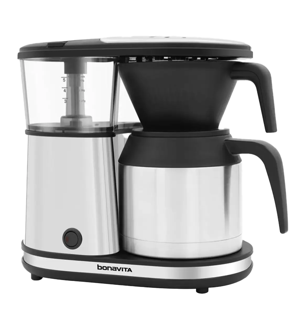 Bonavita 5-Cup Coffee Maker. Thermal Coffee Brewer  Compact Size. Elegant. and Precise. BPA-Free