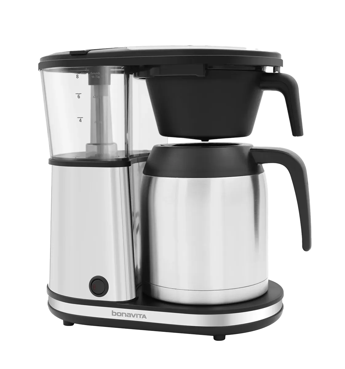 Bonavita Connoisseur 8-Cup Coffee Maker | SCA-Certified | One-Touch Operation |  Double-Walled Stainless Steel Carafe