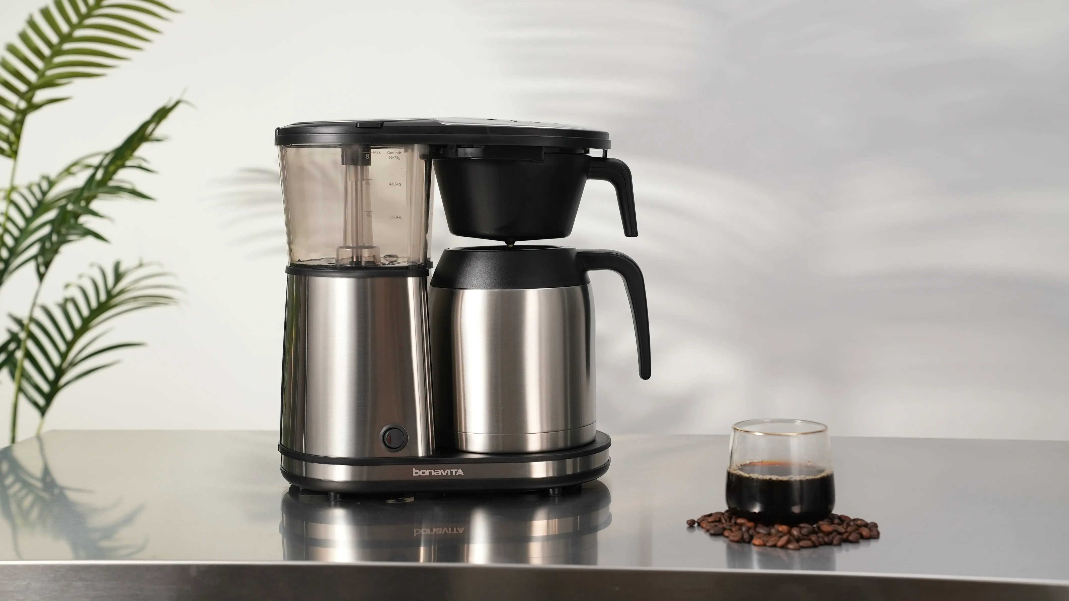 Bonavita Connoisseur 8-Cup Coffee Maker | SCA-Certified | One-Touch Operation |  Double-Walled Stainless Steel Carafe