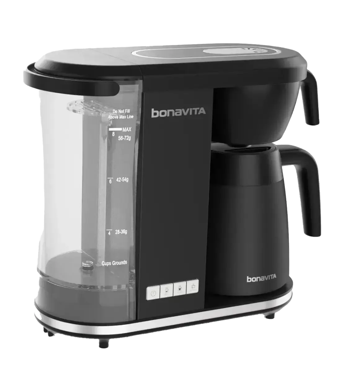 Bonavita Enthusiast 8-Cup Coffee Maker. Stainless Steel Carafe. Matte Black