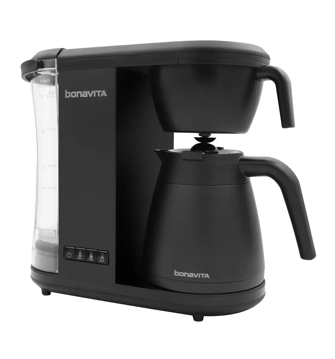 Bonavita Enthusiast 8-Cup Coffee Maker. Stainless Steel Carafe. Matte Black