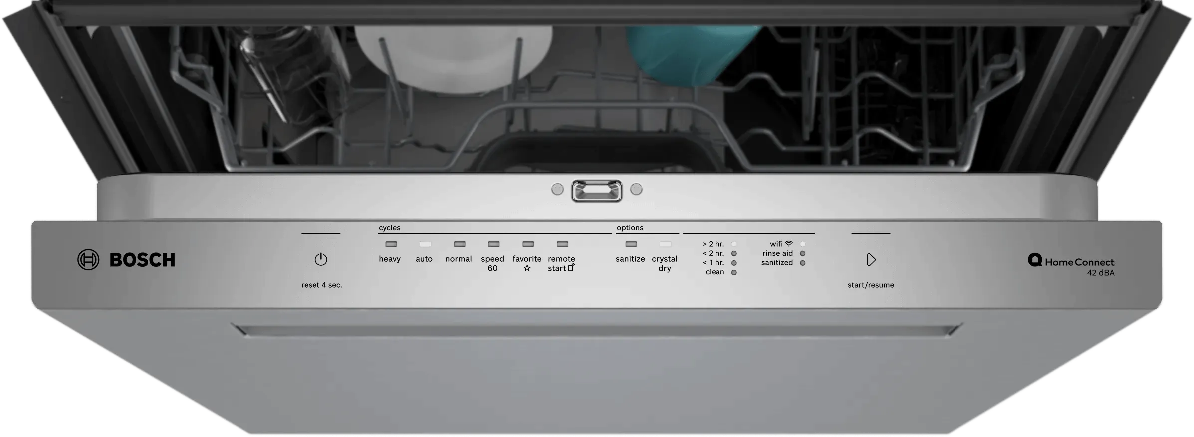 Bosch SHP78DM5N 800 Series Dishwasher 24 Stainless Steel Anti-Fingerprint