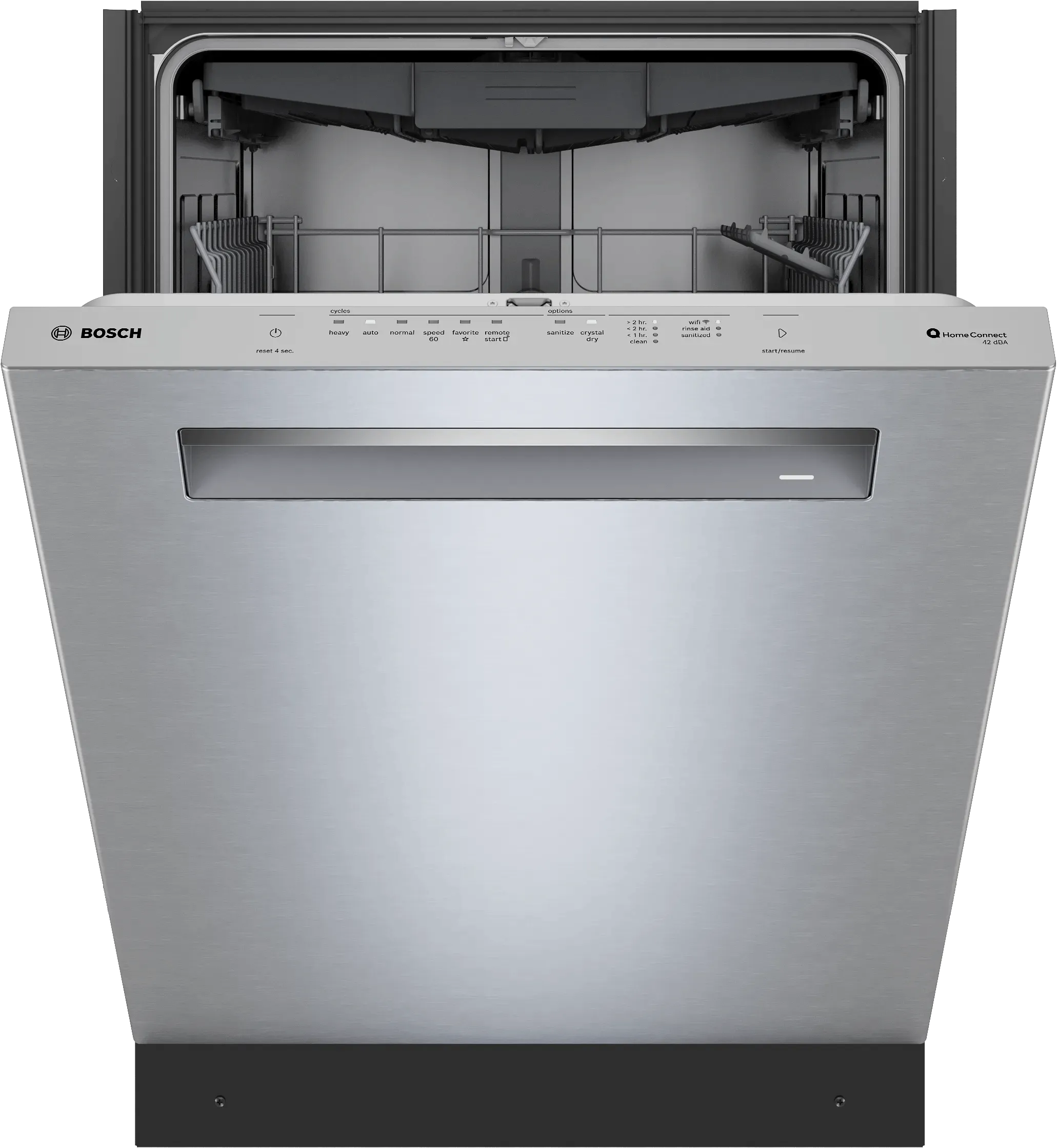 Bosch SHP78DM5N 800 Series Dishwasher 24 Stainless Steel Anti-Fingerprint