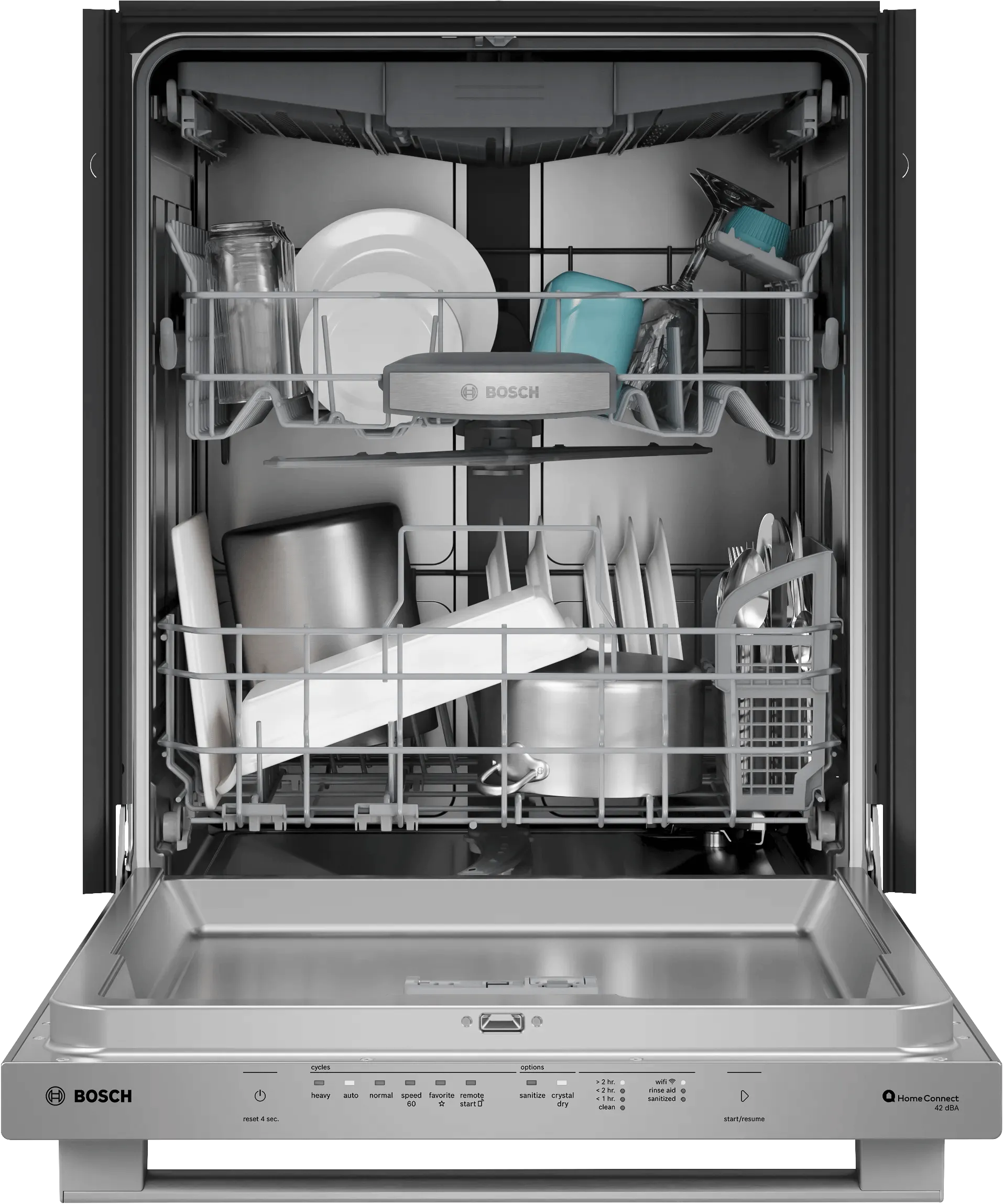 Bosch SHX78DM5N 800 Series Dishwasher 24 Stainless Steel Anti-Fingerprint