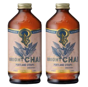 Bright Chai Syrup two-pack by Portland Syrups