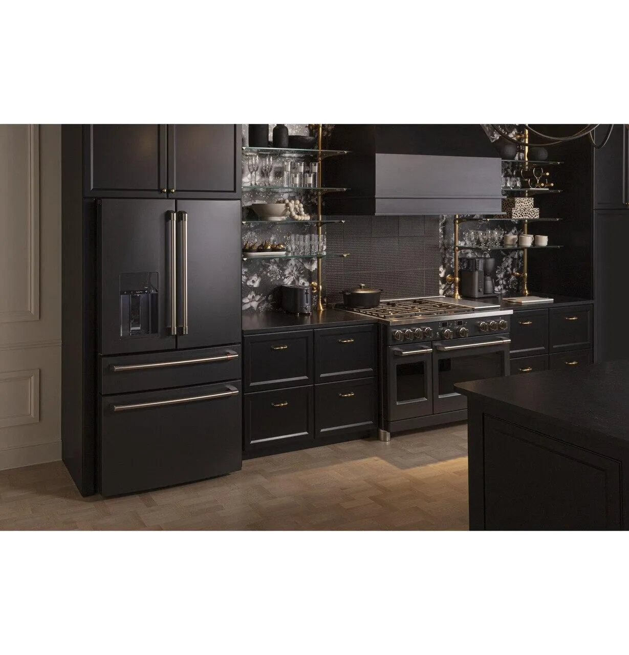 Cafe C2Y486P3TD1 Caf&#8482; 48 Smart Dual-Fuel Commercial-Style Range With 6 Burners And Griddle (Natural Gas)