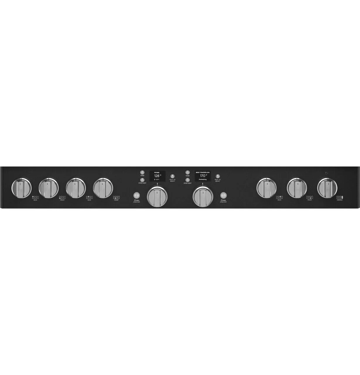 Cafe C2Y486P3TD1 Caf&#8482; 48 Smart Dual-Fuel Commercial-Style Range With 6 Burners And Griddle (Natural Gas)