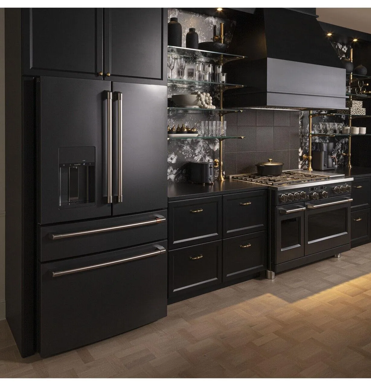Cafe C2Y486P3TD1 Caf&#8482; 48 Smart Dual-Fuel Commercial-Style Range With 6 Burners And Griddle (Natural Gas)