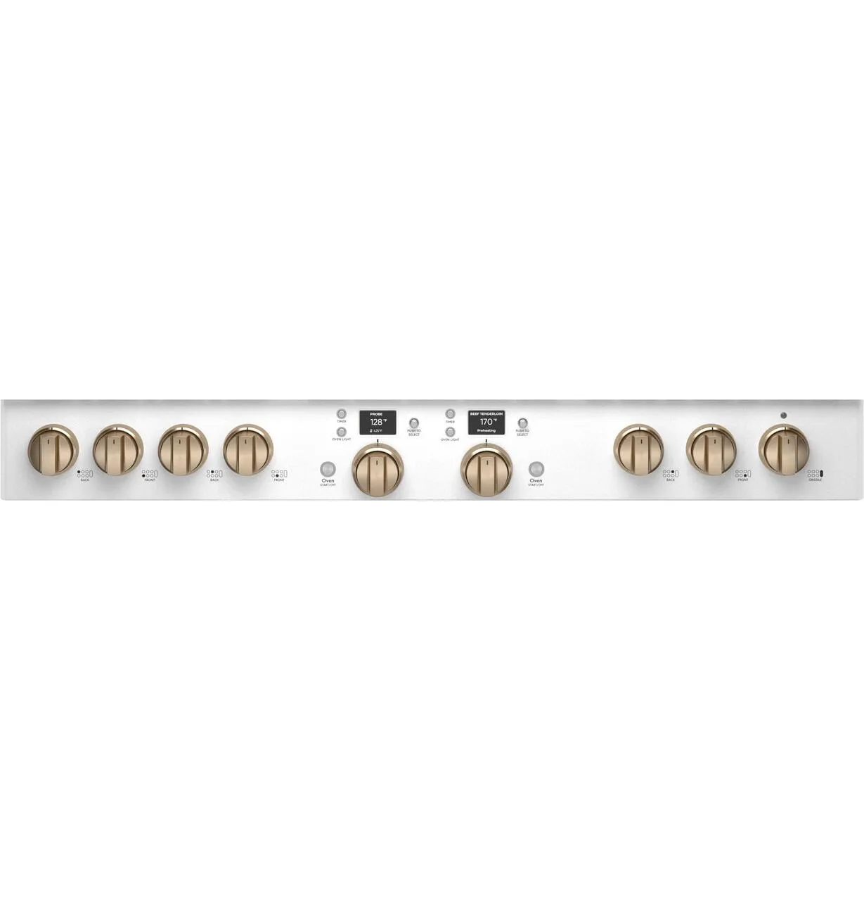 Cafe C2Y486P4TW2 Caf&#8482; 48 Smart Dual-Fuel Commercial-Style Range With 6 Burners And Griddle (Natural Gas)