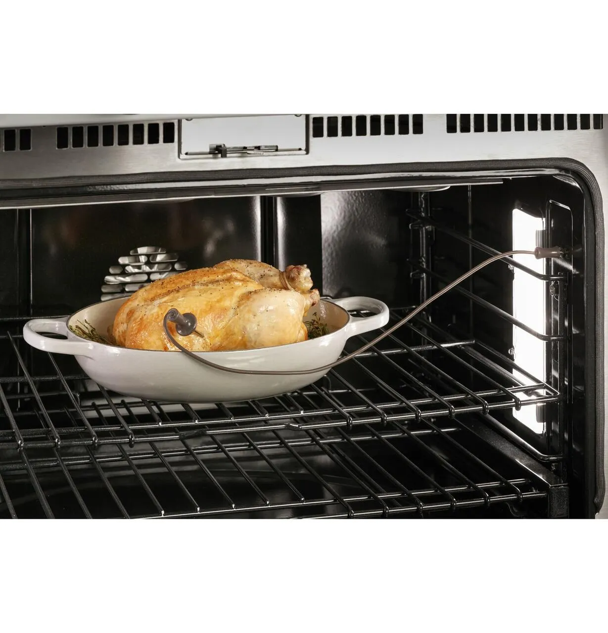 Cafe C2Y486P4TW2 Caf&#8482; 48 Smart Dual-Fuel Commercial-Style Range With 6 Burners And Griddle (Natural Gas)