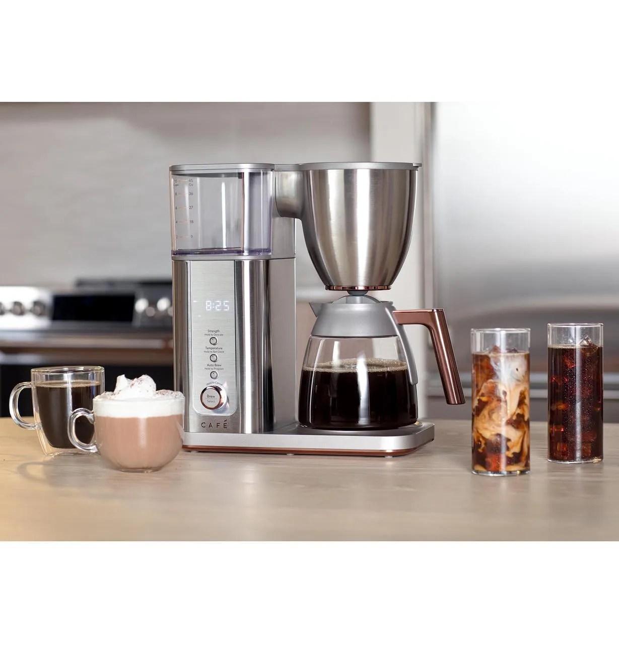 Cafe C7CDABS2RS3 Caf&#8482; Specialty Drip Coffee Maker With Glass Carafe