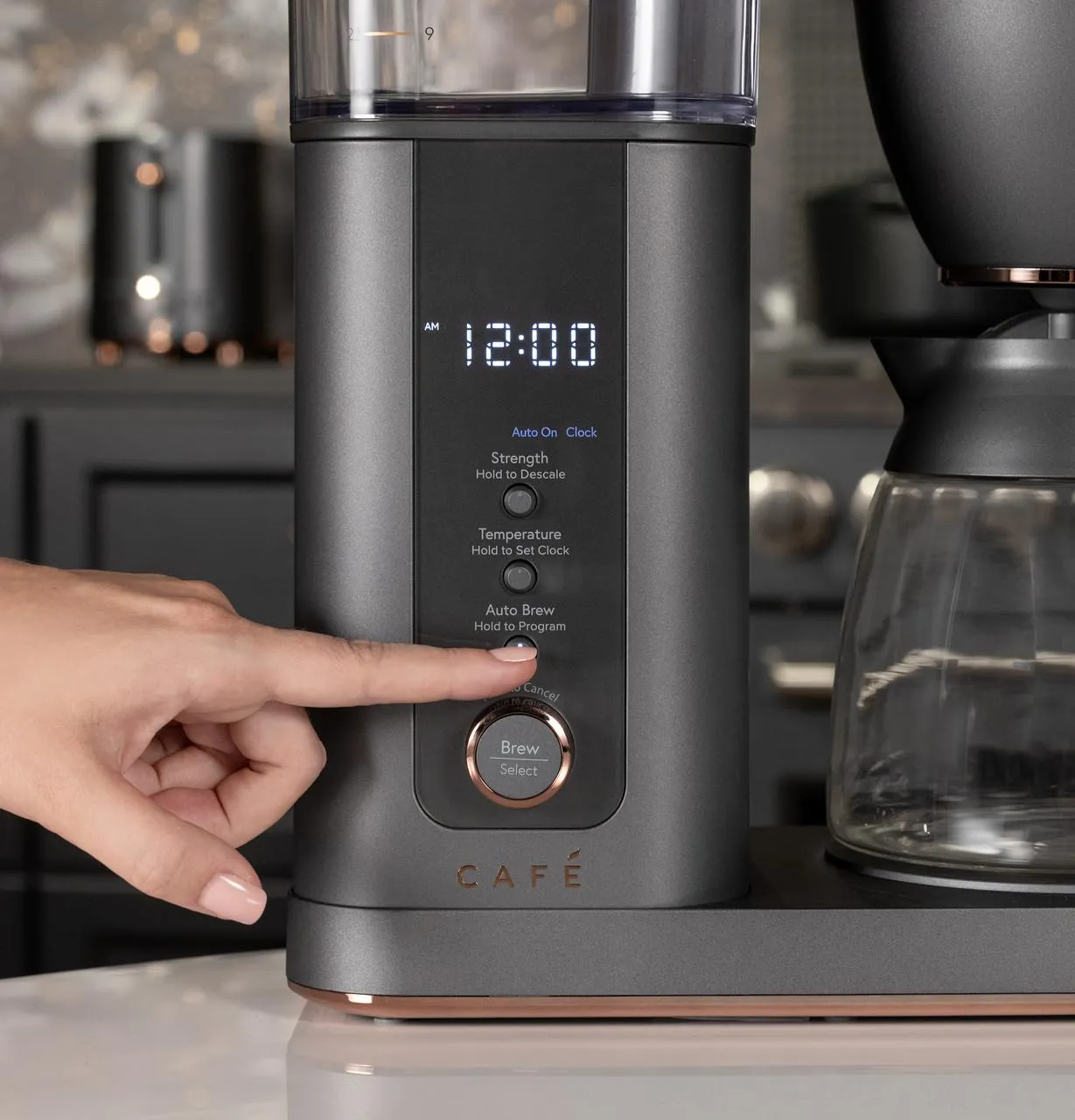 Cafe C7CDABS3RD3 Caf&#8482; Specialty Drip Coffee Maker With Glass Carafe