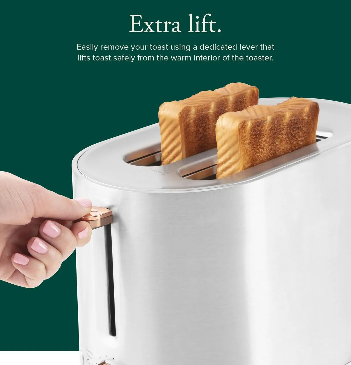 Cafe C9TMA2S2PS3 Caf&#8482; Express Finish Toaster