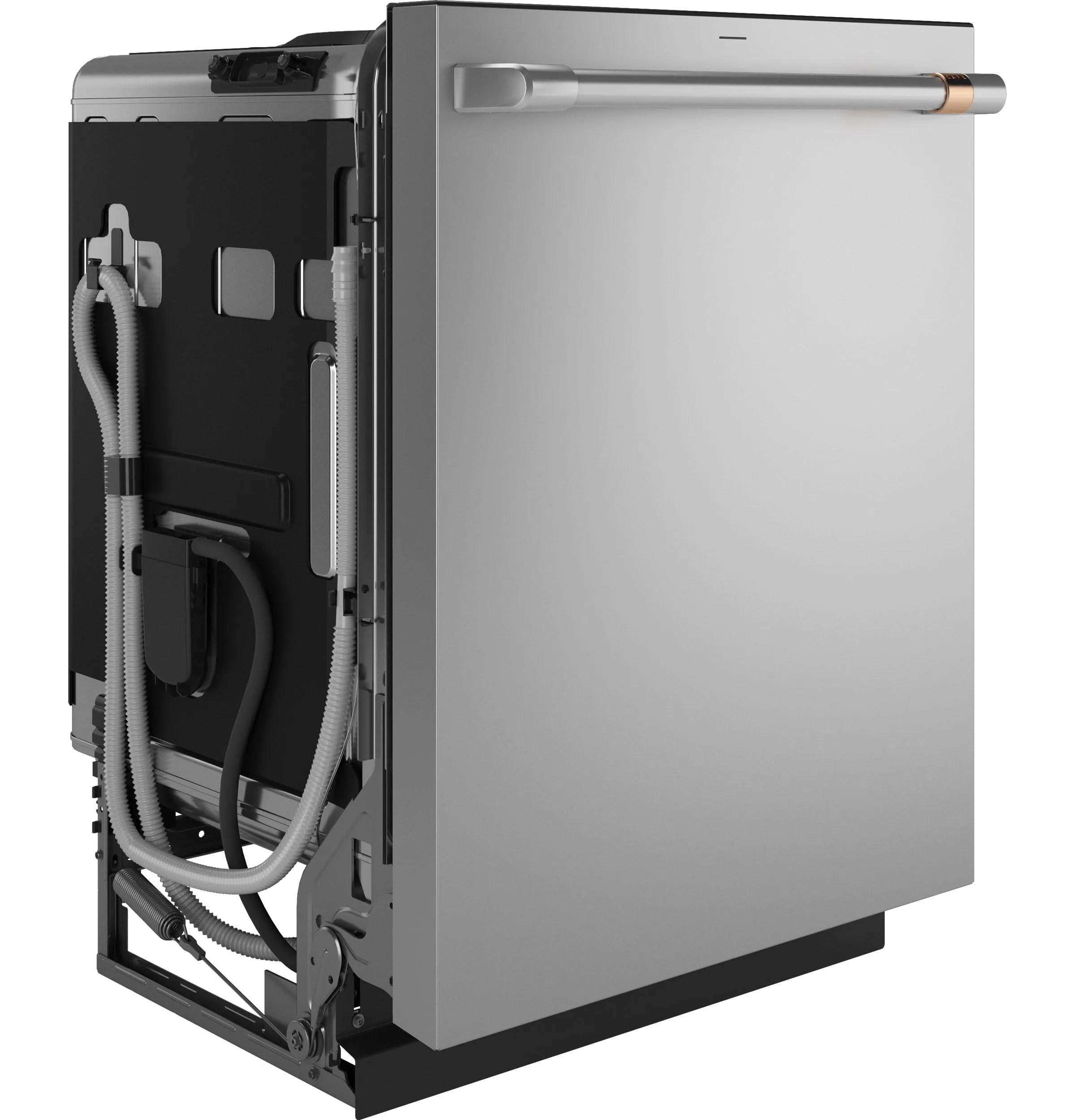 Cafe CDT858P2VS1 Caf&#8482; Customfit Energy Star Stainless Interior Smart Dishwasher With Ultra Wash Top Rack And Dual Convection Ultra Dry. 44 Dba