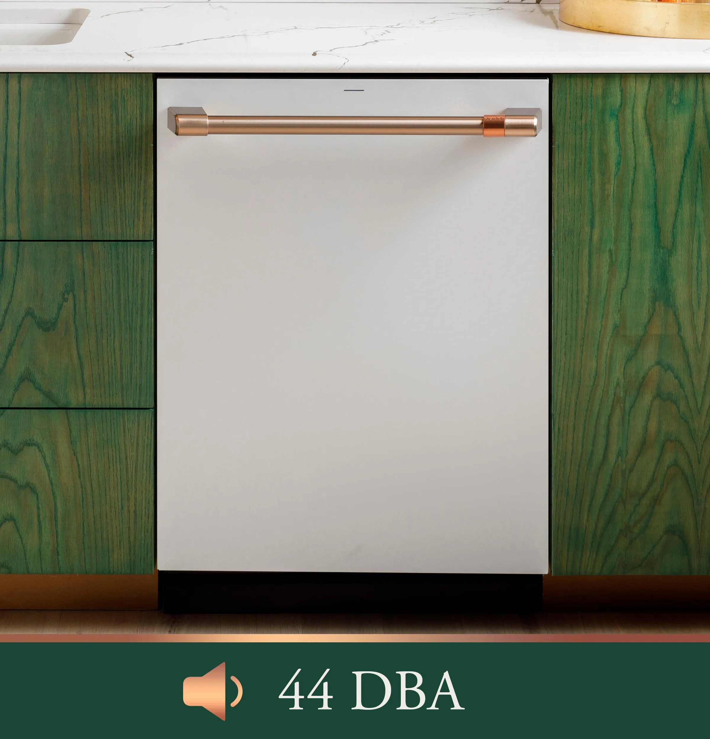 Cafe CDT858P4VW2 Caf&#8482; Customfit Energy Star Stainless Interior Smart Dishwasher With Ultra Wash Top Rack And Dual Convection Ultra Dry. 44 Dba