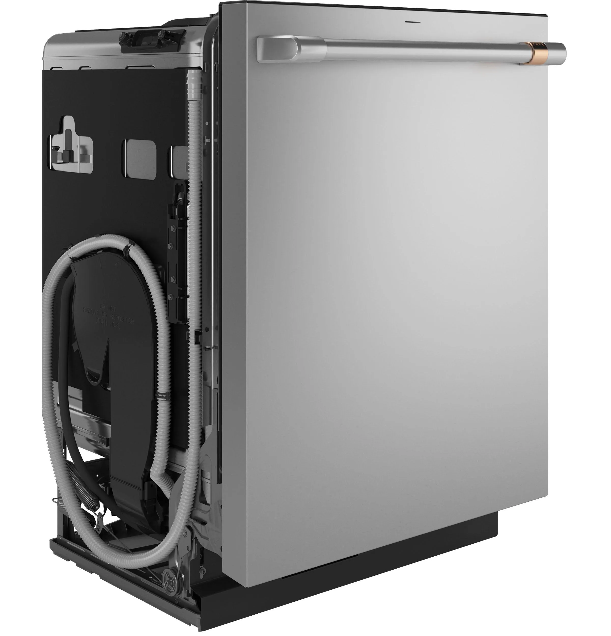 Cafe CDT888P2VS1 Caf&#8482; Customfit Energy Star Stainless Interior Smart Dishwasher With Ultra Wash Top Rack And Dual Convection Ultra Dry. Led Lights. 39 Dba