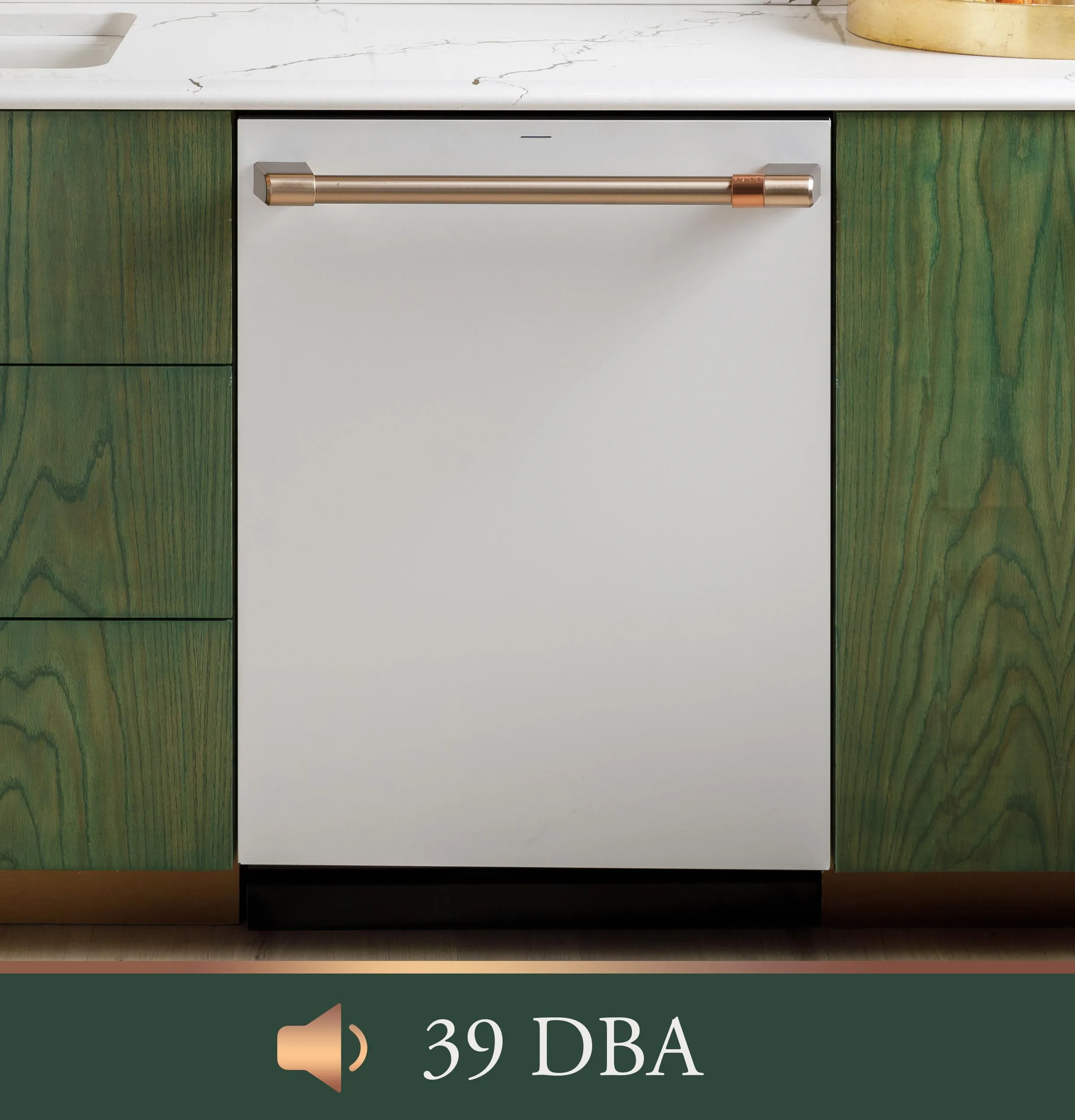 Cafe CDT888P3VD1 Caf&#8482; Customfit Energy Star Stainless Interior Smart Dishwasher With Ultra Wash Top Rack And Dual Convection Ultra Dry. Led Lights. 39 Dba