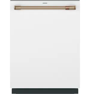 Cafe CDT888P4VW2 Caf&#8482; Customfit Energy Star Stainless Interior Smart Dishwasher With Ultra Wash Top Rack And Dual Convection Ultra Dry. Led Lights. 39 Dba