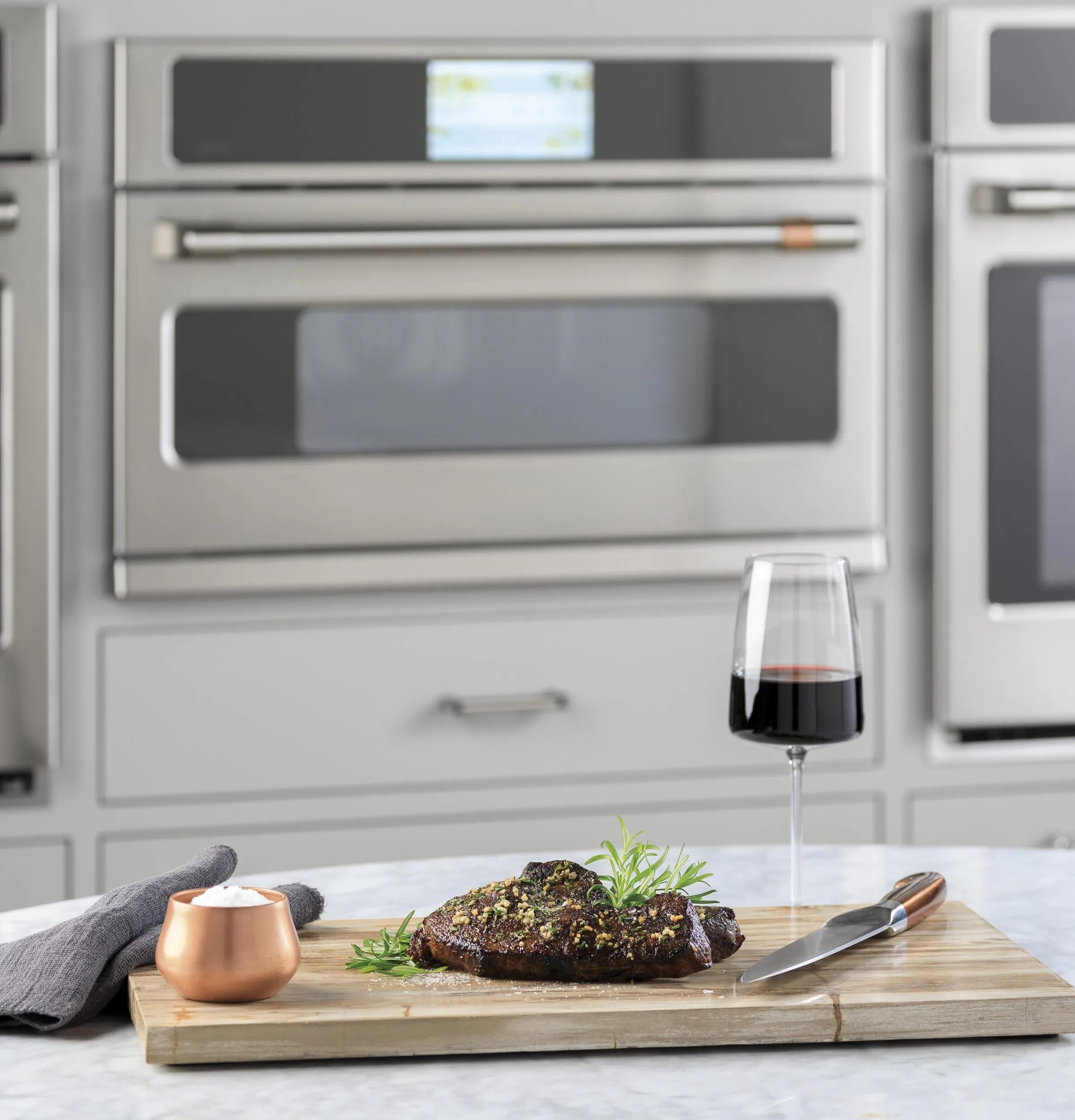 Cafe CSB912P2VS1 Caf&#8482; 27 Smart Five In One Oven With 120V Advantium Technology