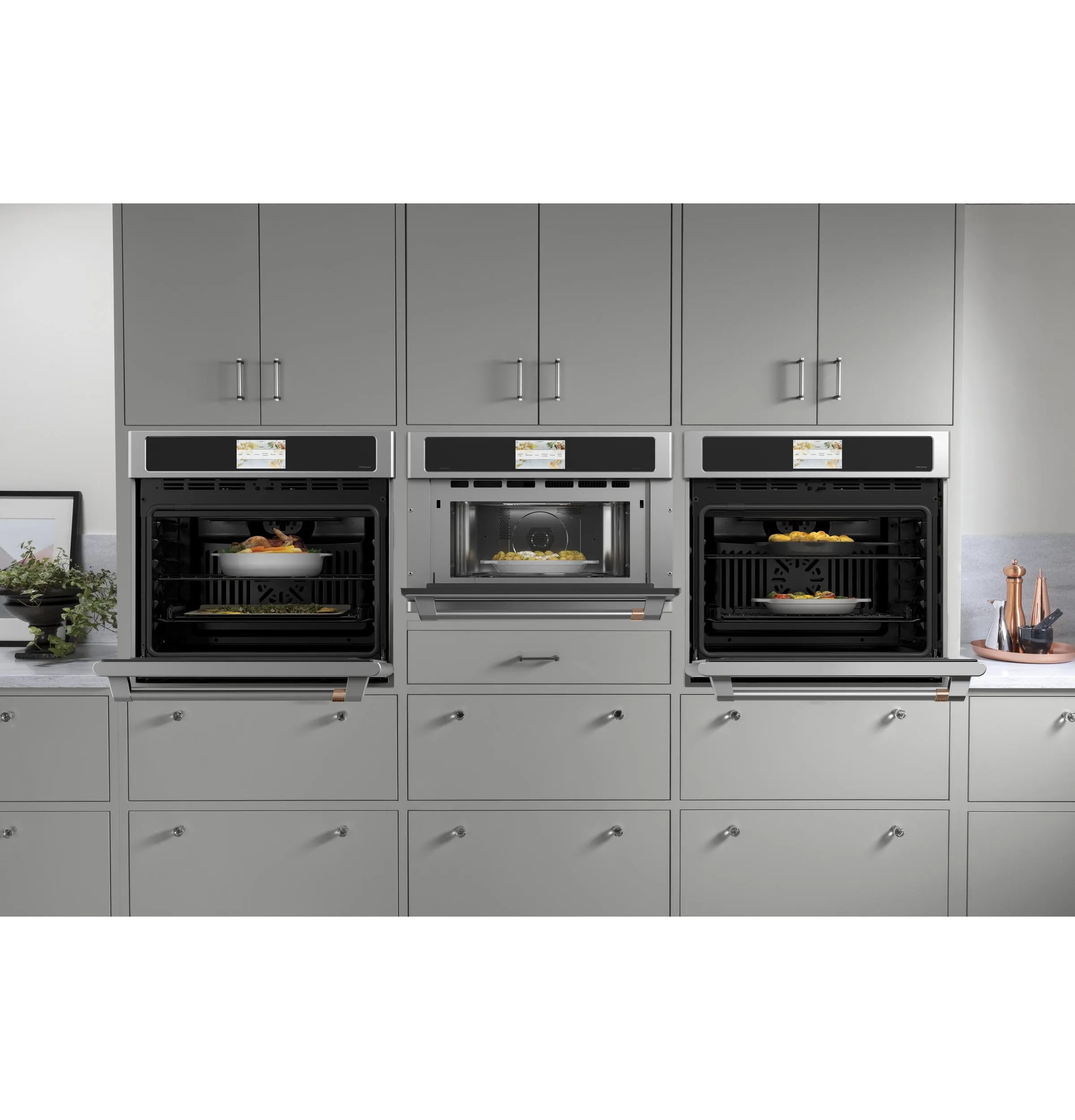 Cafe CSB912P2VS1 Caf&#8482; 27 Smart Five In One Oven With 120V Advantium Technology