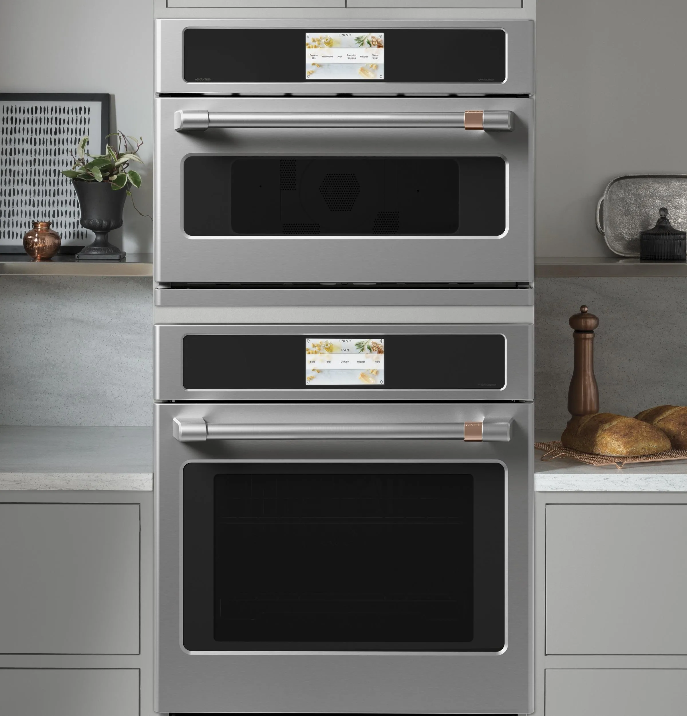 Cafe CSB912P2VS1 Caf&#8482; 27 Smart Five In One Oven With 120V Advantium Technology