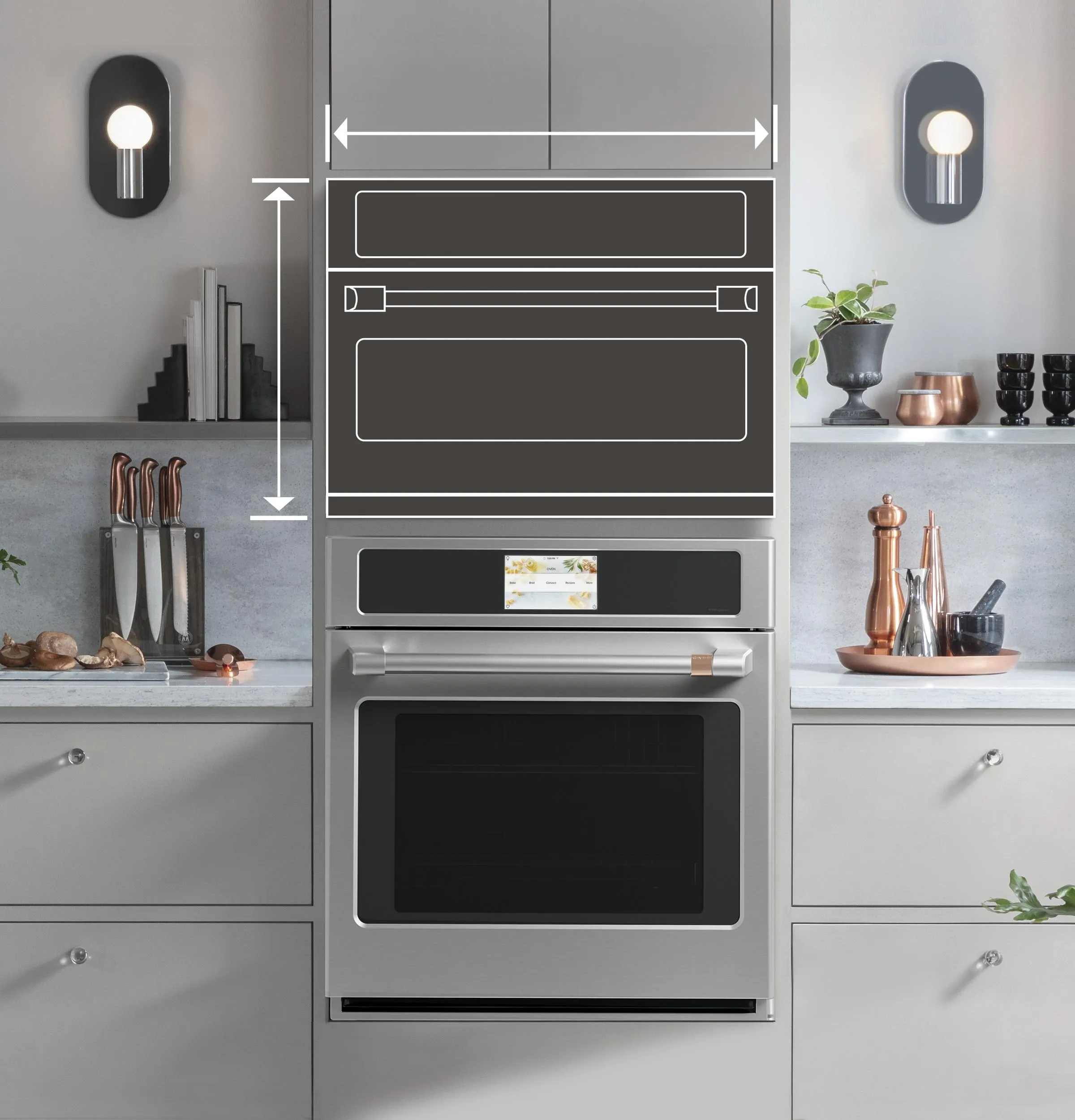Cafe CSB913M2VS5 Caf&#8482; 30 Smart Five In One Oven With 120V Advantium Technology