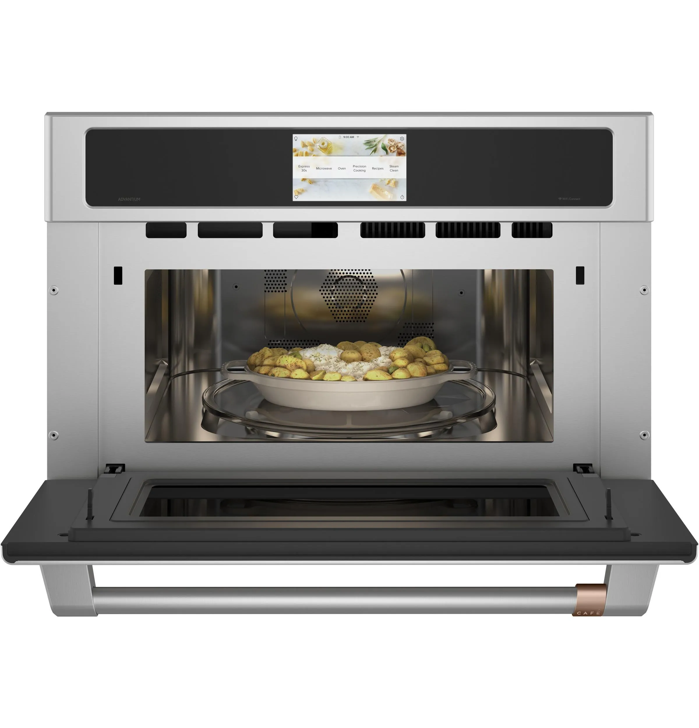 Cafe CSB923P2VS1 Caf&#8482; 30 Smart Five In One Wall Oven With 240V Advantium Technology