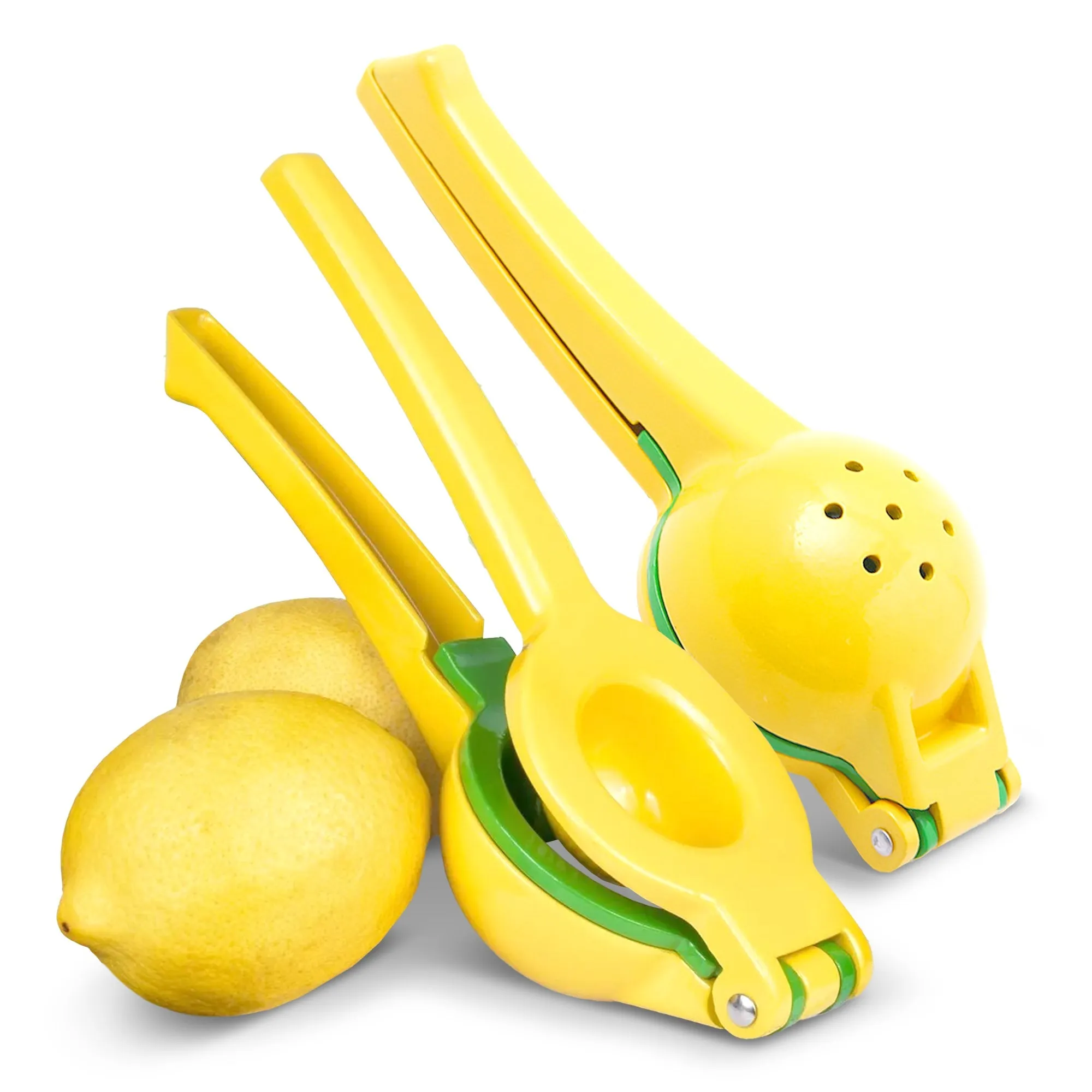 Cheer Collection Heavy-Duty Citrus Squeezer  BPA-Free Citrus Juicer with Dual Seed Strainer for Effortless. Seed-Free Juicing