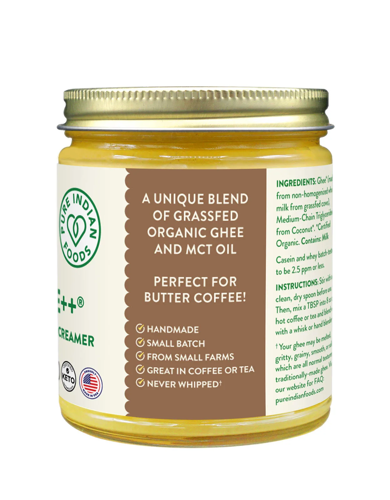 Coffee   Butter Coffee Creamer. Certified Organic