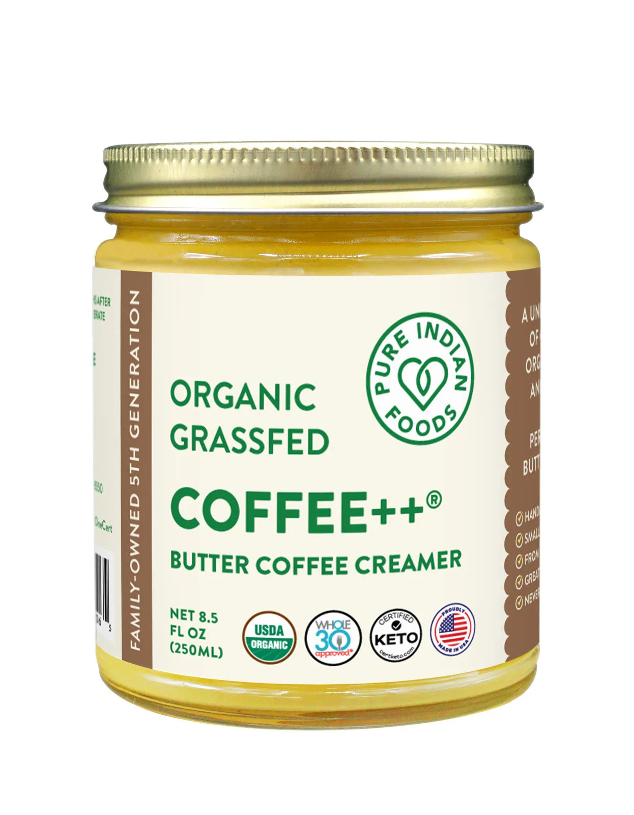 Coffee   Butter Coffee Creamer. Certified Organic