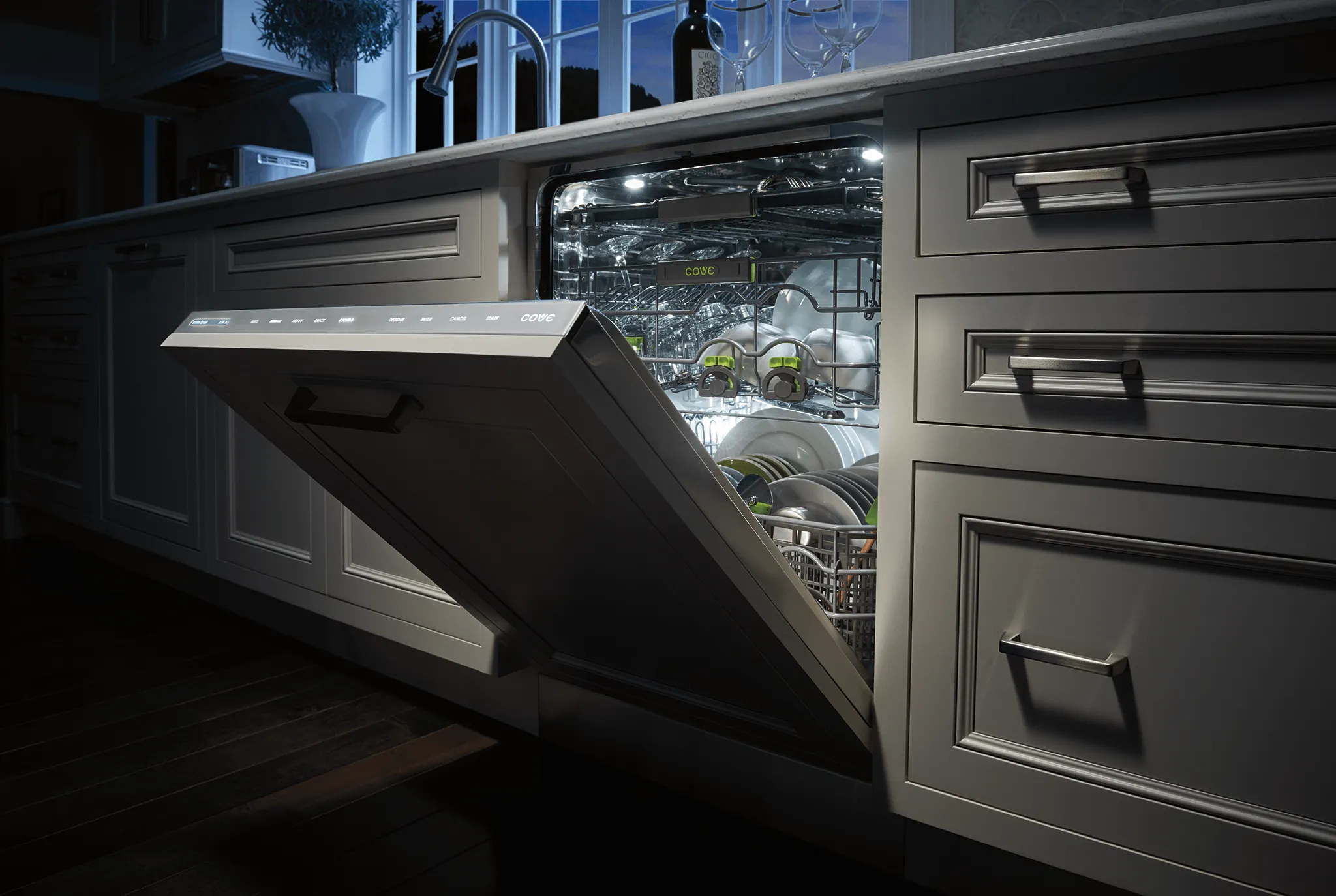 Cove DW2451WS 24 Dishwasher With Water Softener - Panel Ready