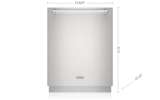 Cove DW2451WSADA 24 Ada Height Dishwasher With Water Softener - Panel Ready